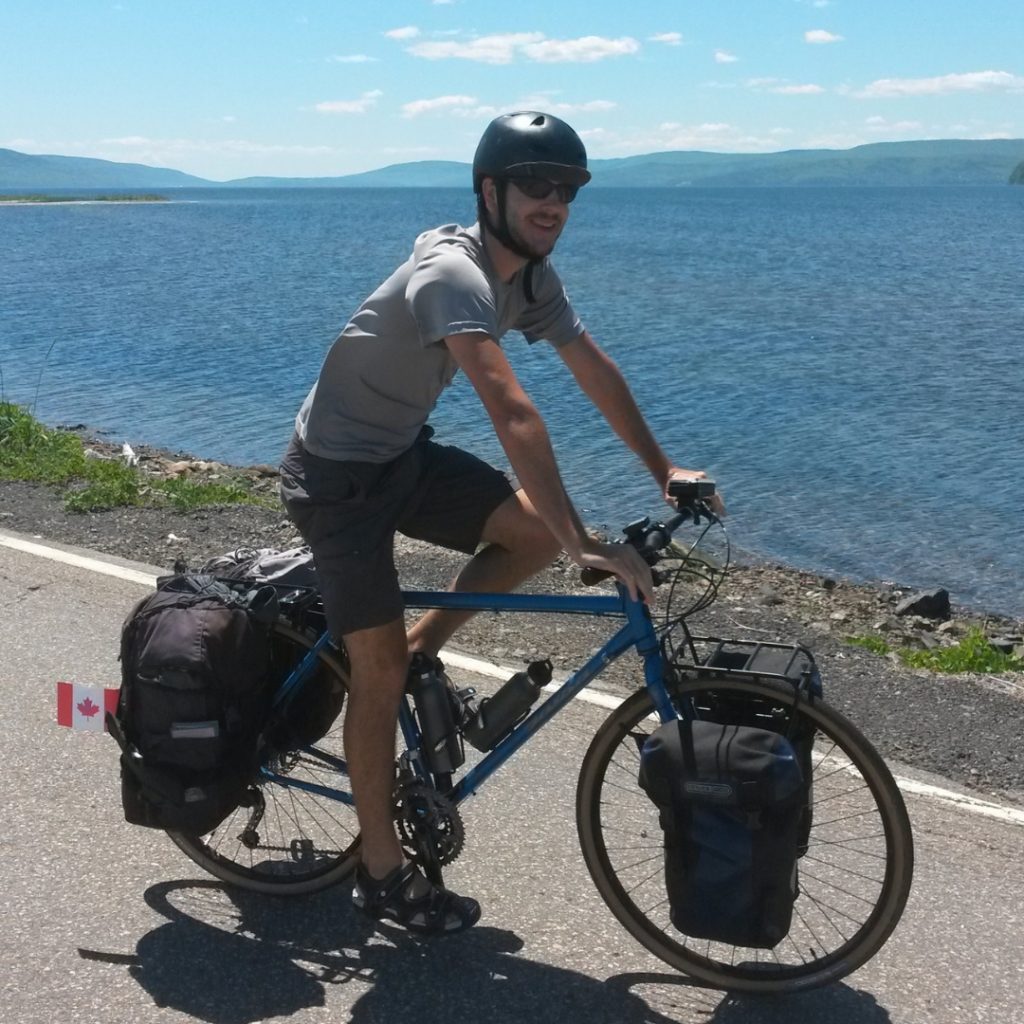 Trip Leader Kyle, working as a Bicycle Trip Leader is the best outdoor adventure summer job!